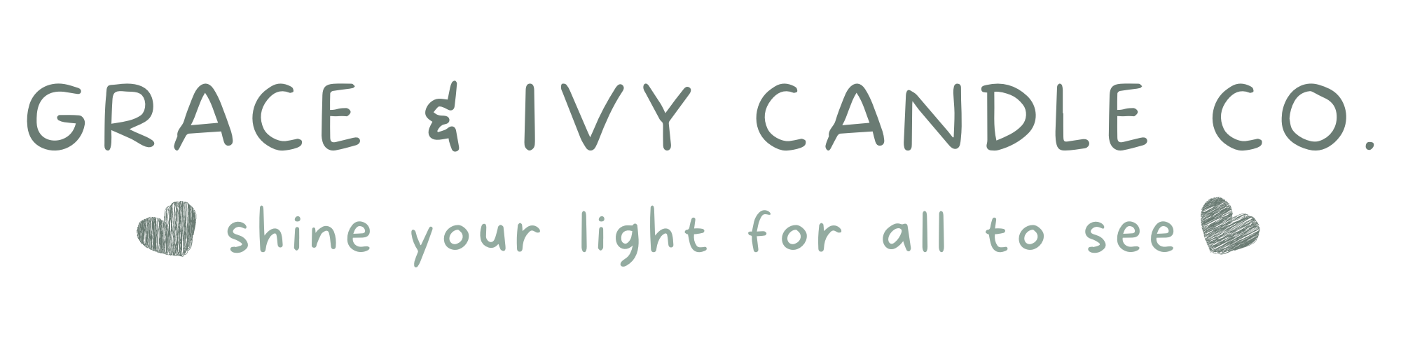 Grace and Ivy Candle Co logo