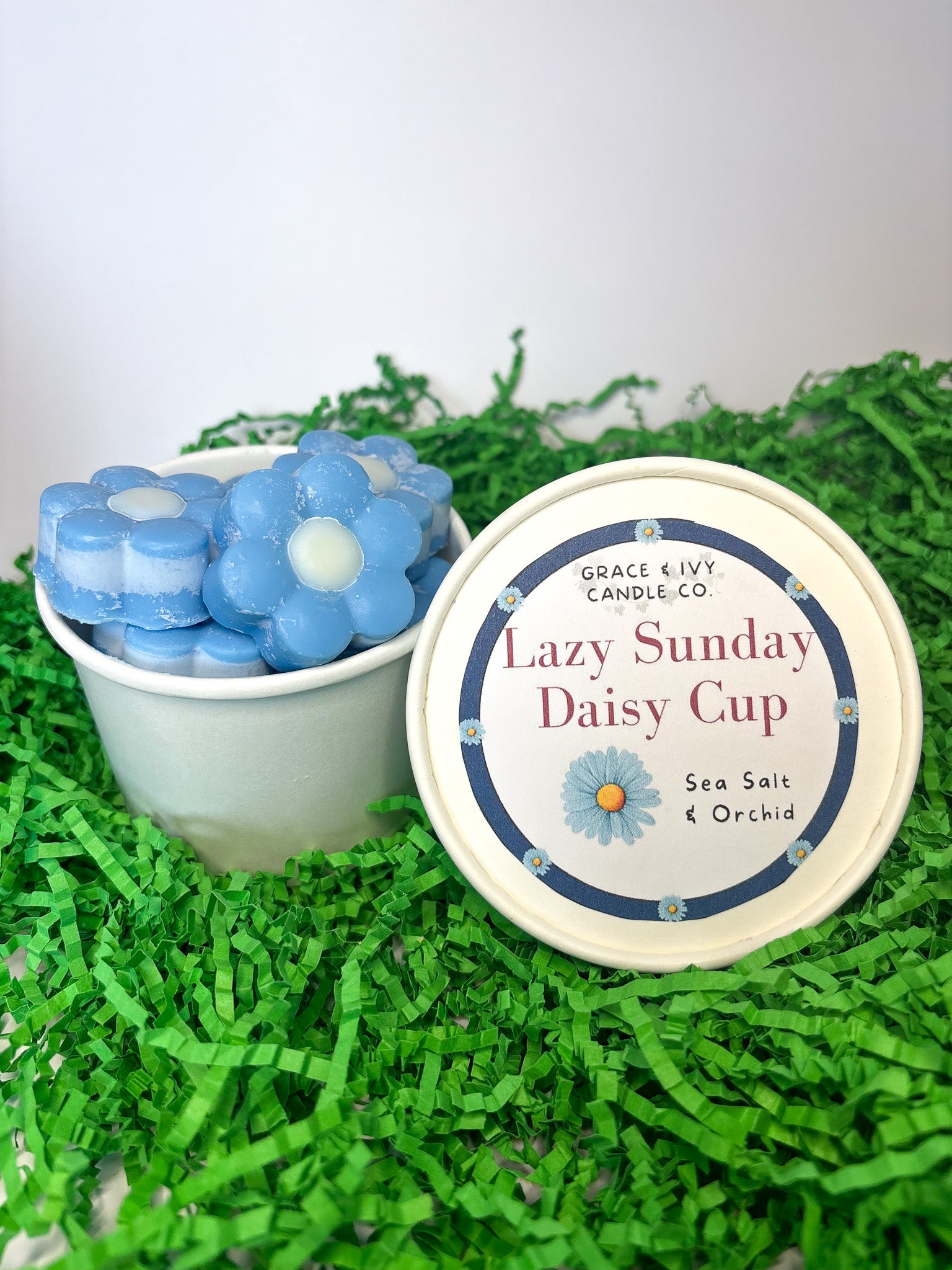 Daisy Flower Wax Melt Cups