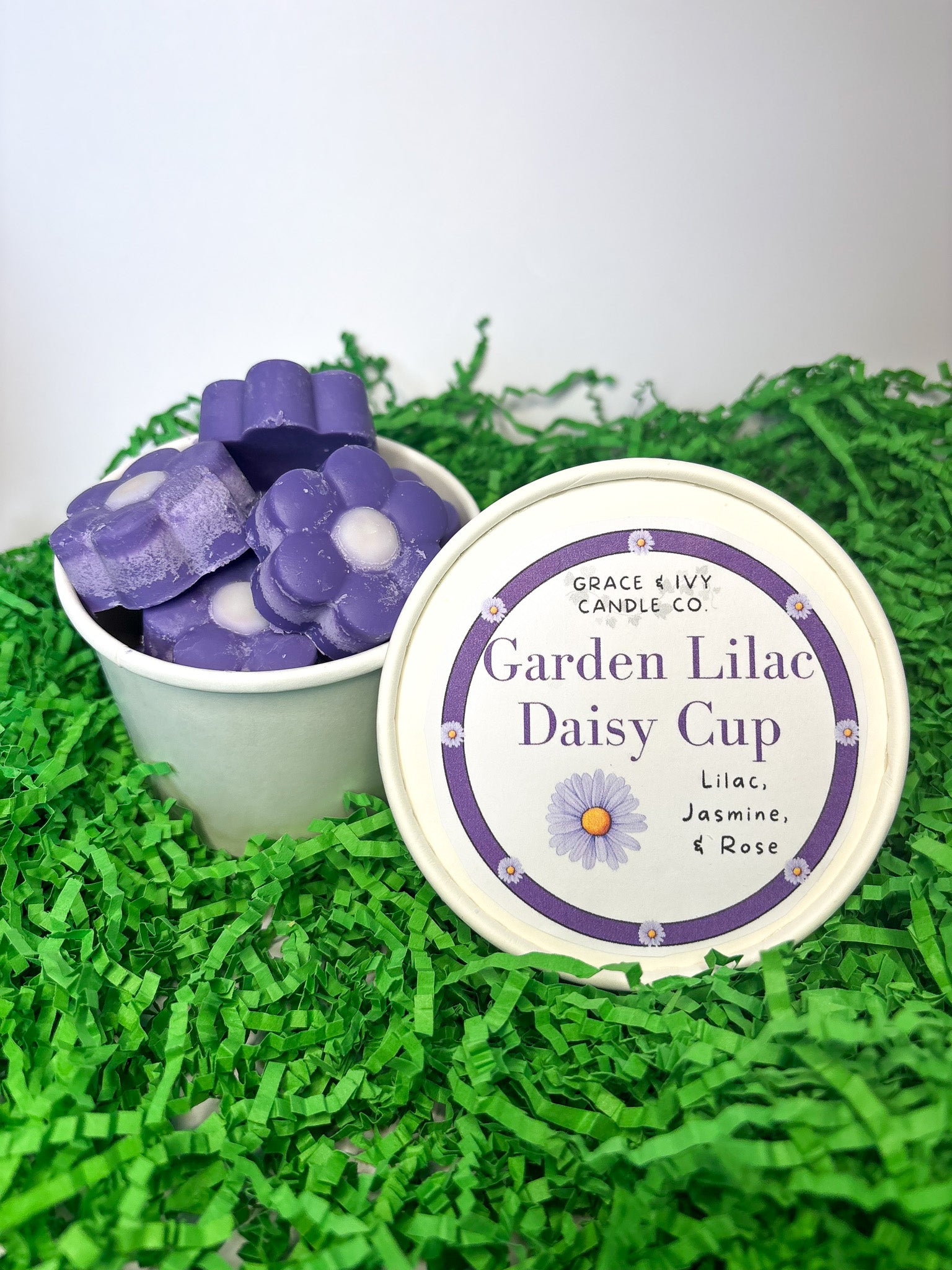 Daisy Flower Wax Melt Cups