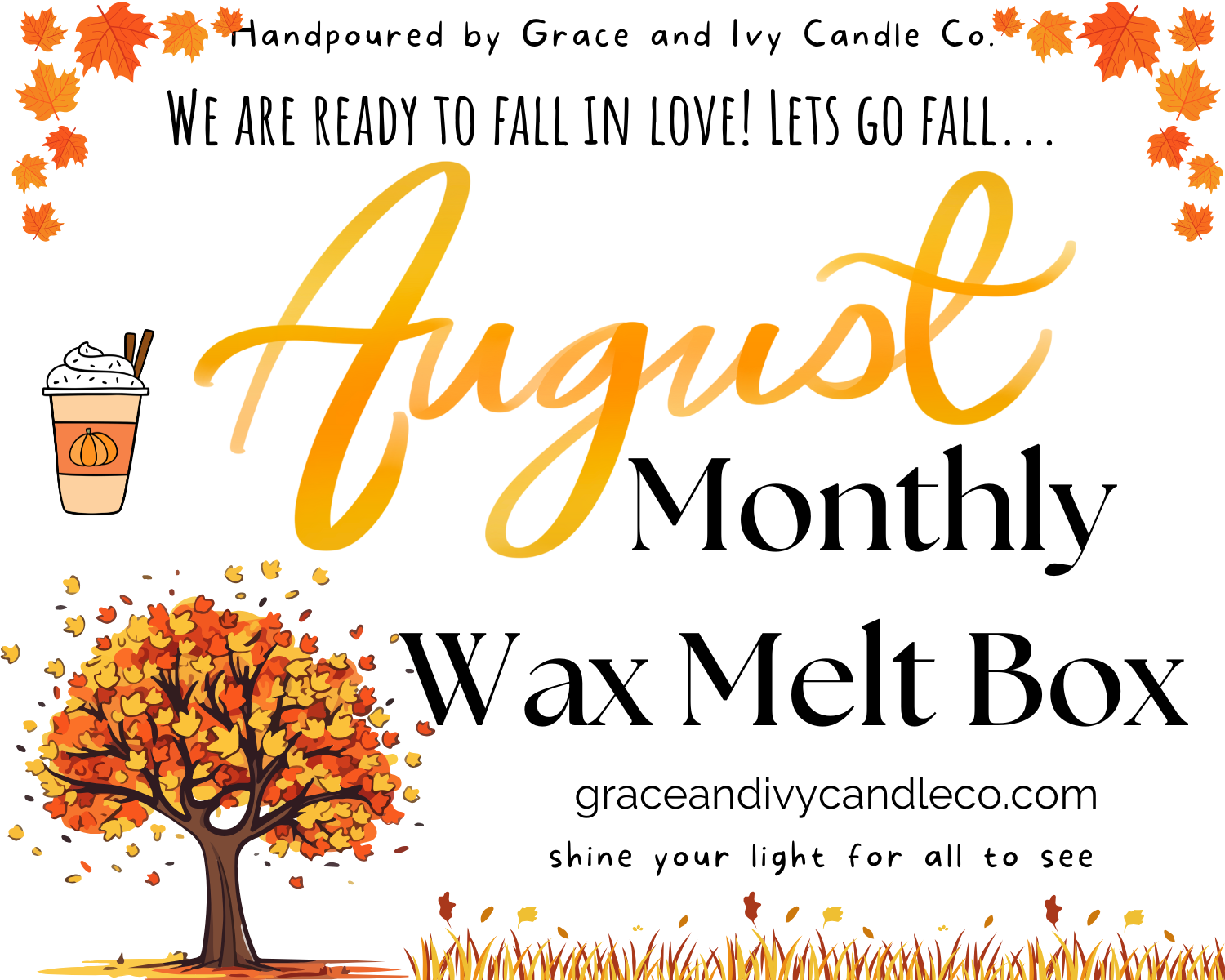 August Monthly Wax Melts Box