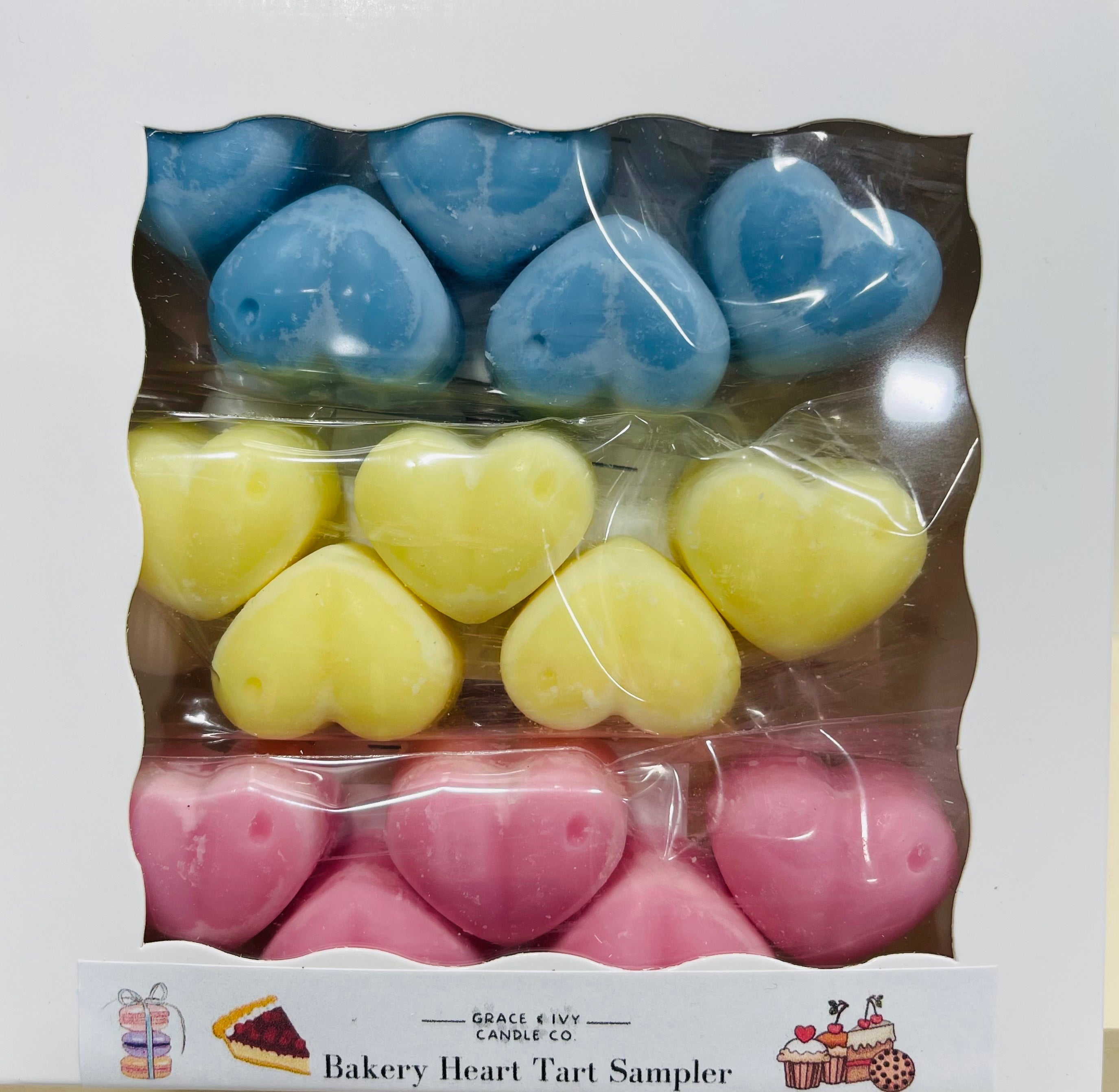 Heart Wax Tart Collection 9 Pack Boxes