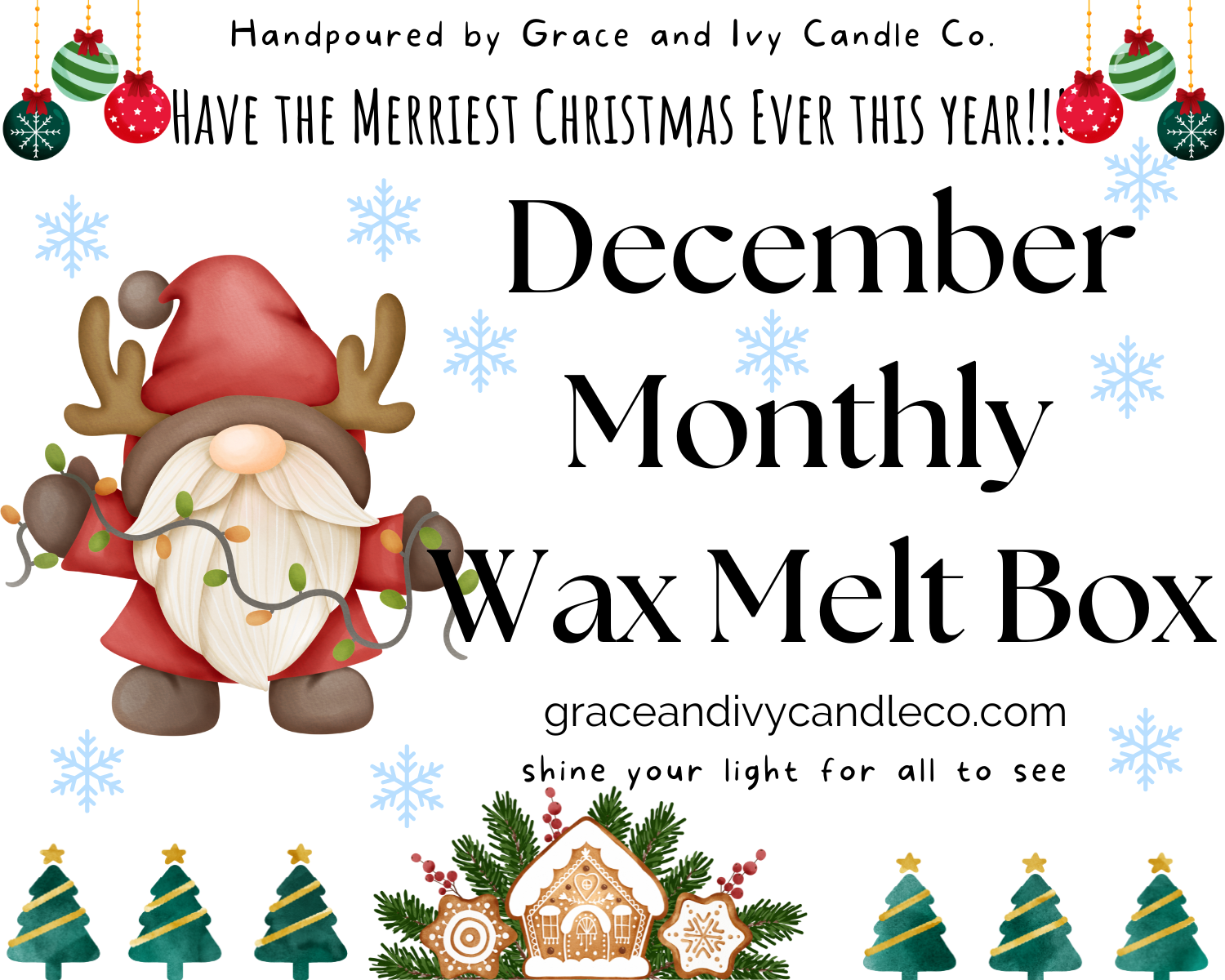 Monthly Wax Melt Box (December)