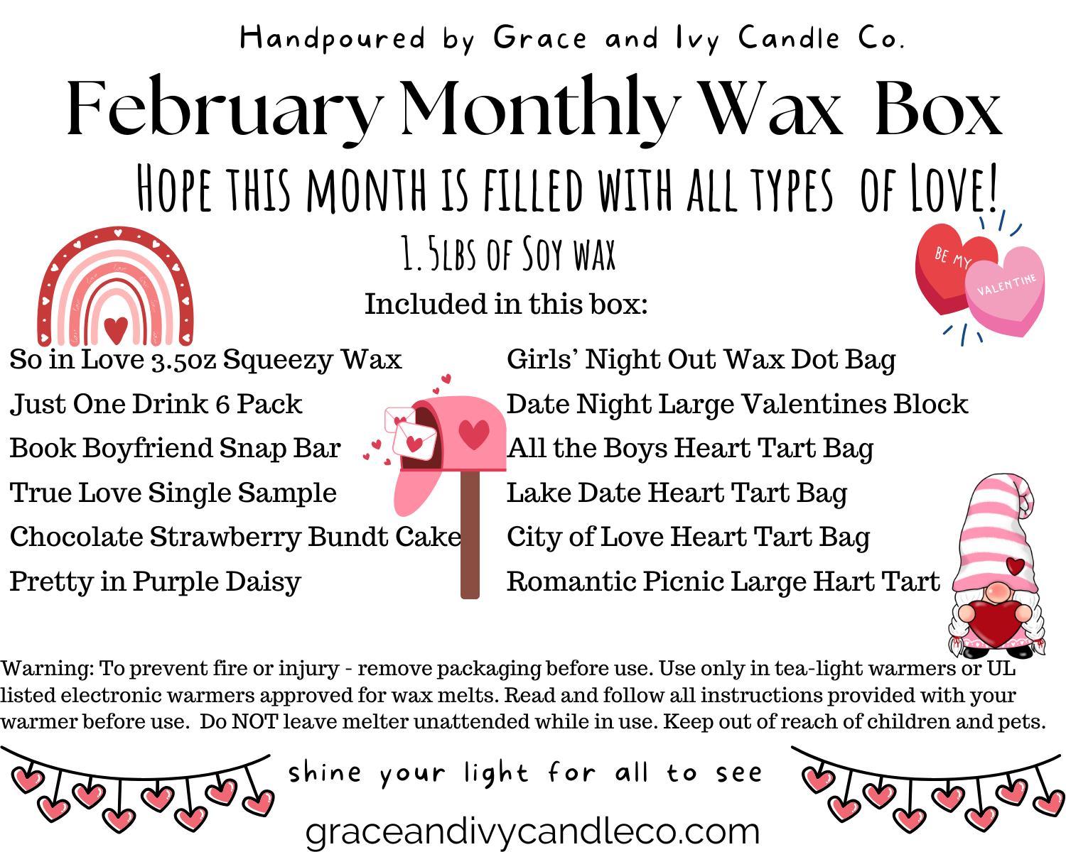 February Monthly Wax Melts Box!!