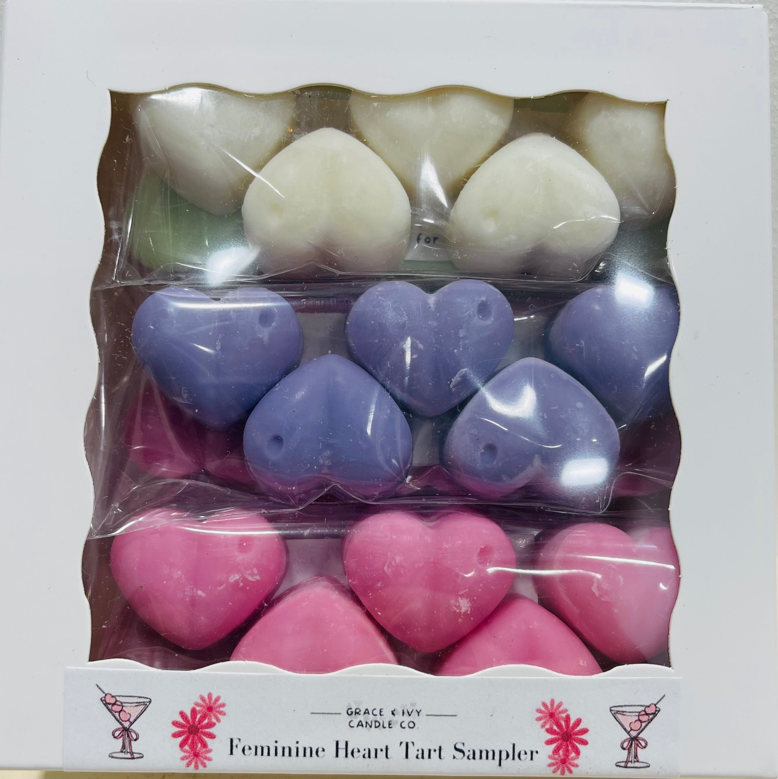 Heart Wax Tart Collection 9 Pack Boxes