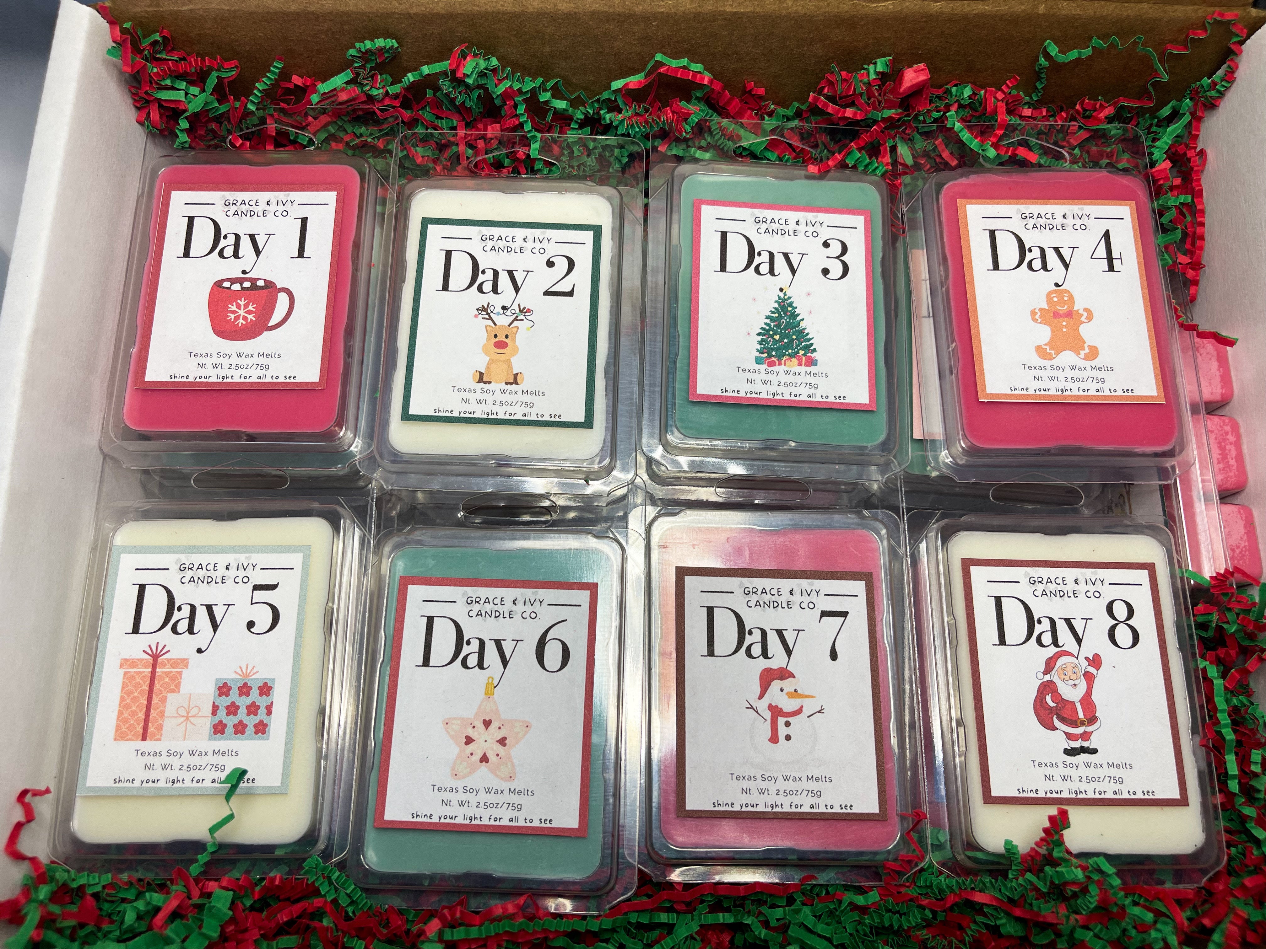 25 Days of Christmas Advent Wax Melt Collection Boxes