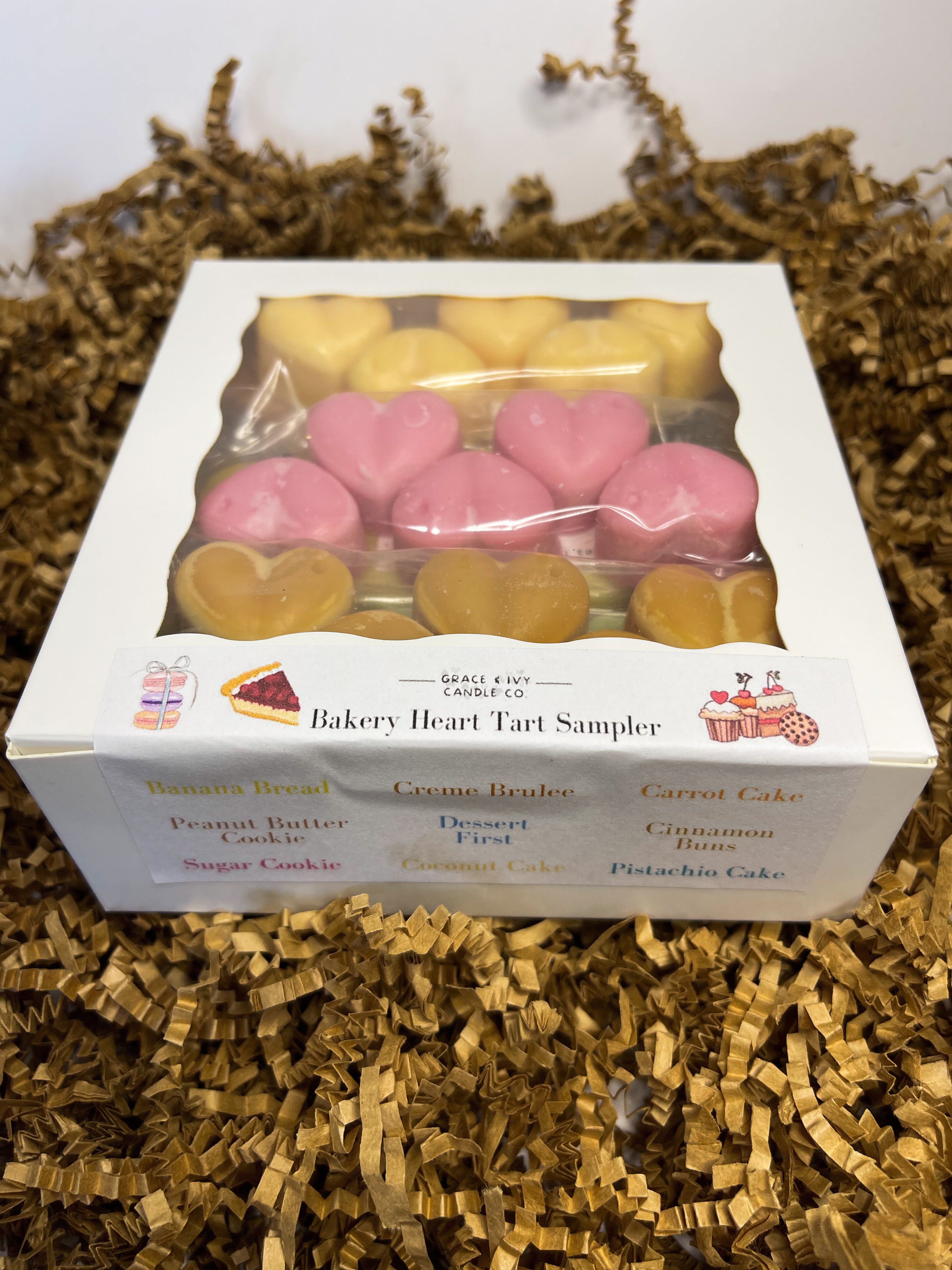 Heart Wax Tart Small Sampler Boxes