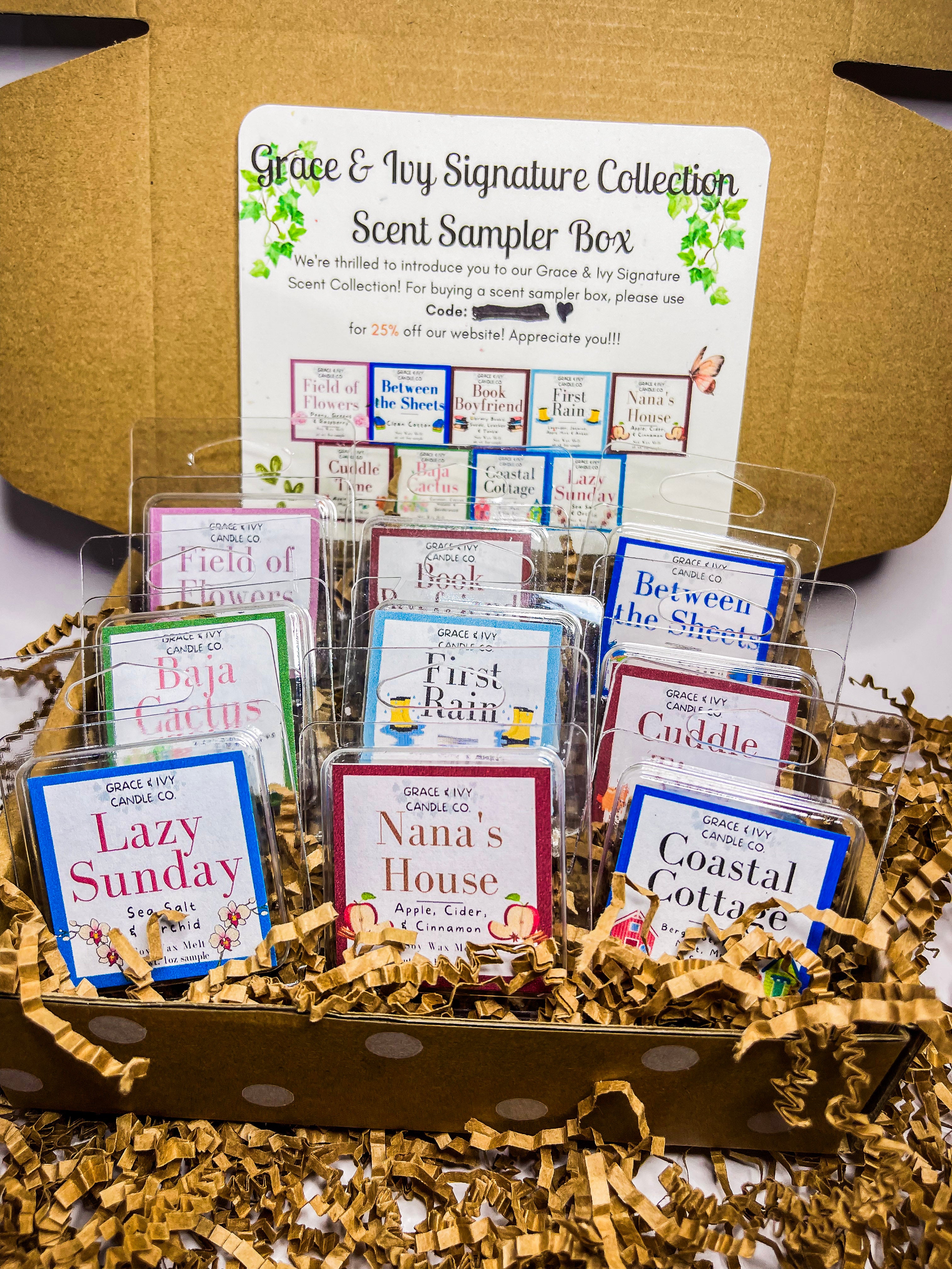 Grace & Ivy Signature Scent Sampler Box