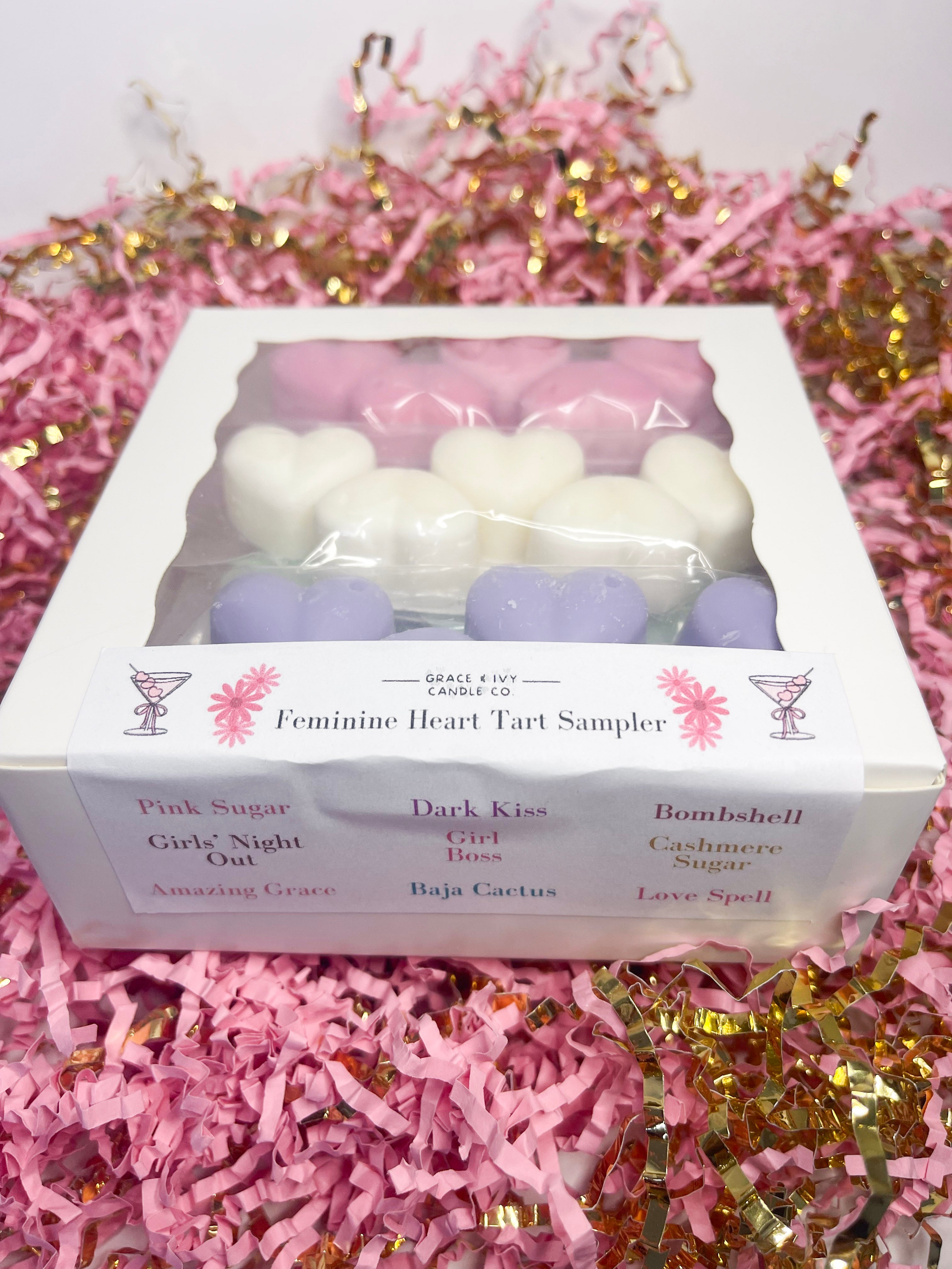 Heart Wax Tart Small Sampler Boxes