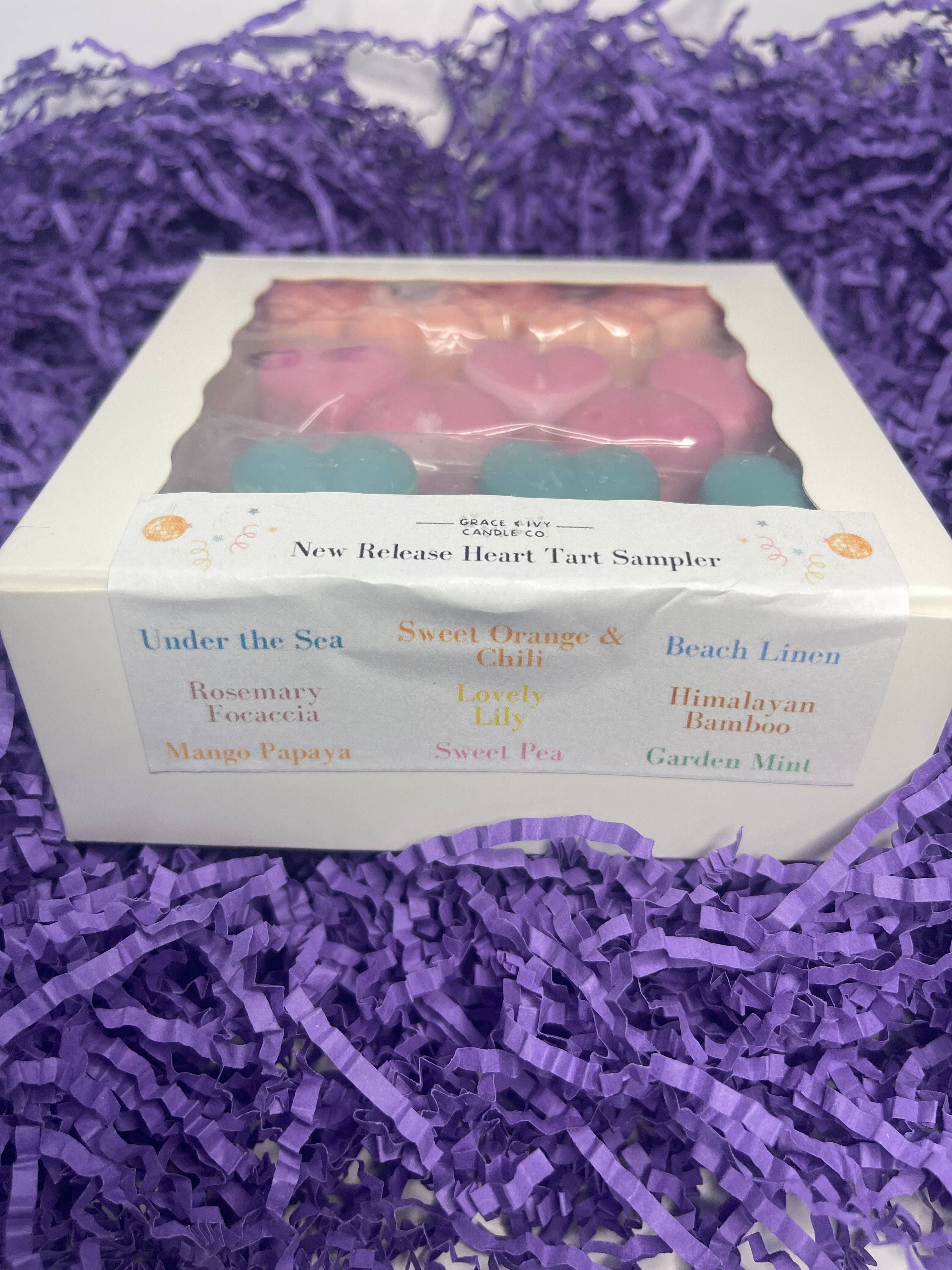 Heart Wax Tart Small Sampler Boxes