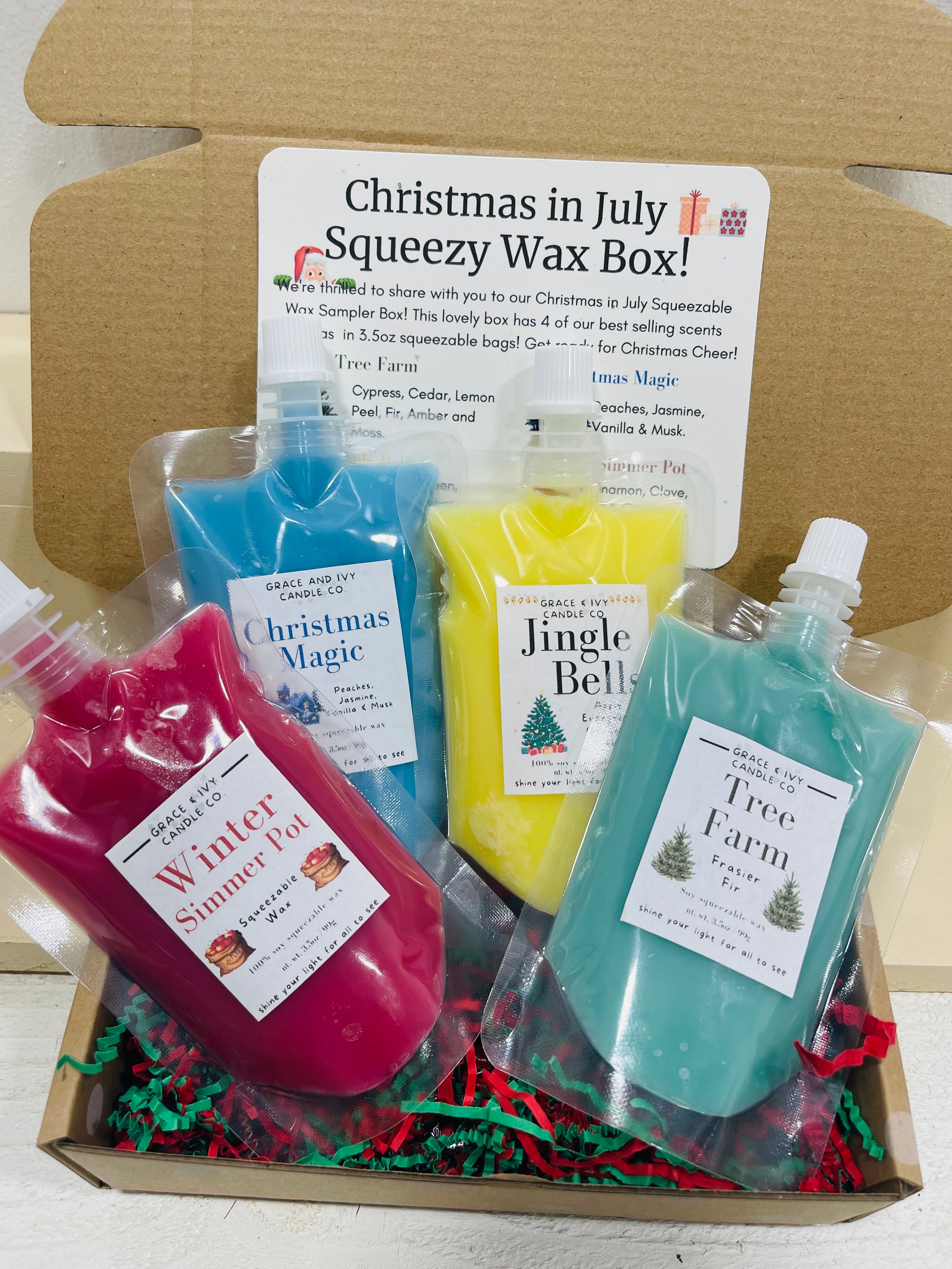 Themed Squeezable Wax Melt Boxes