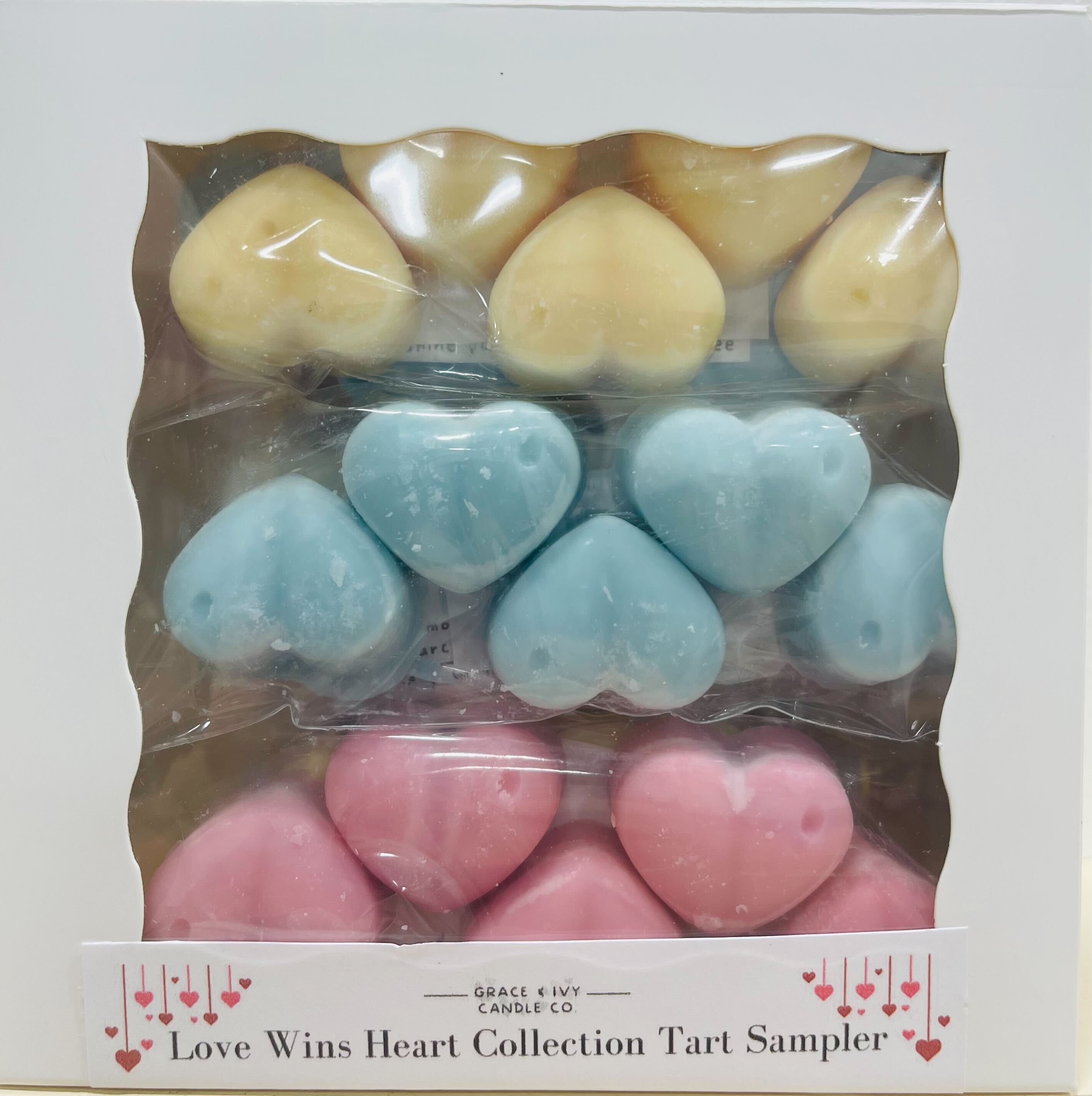 Heart Wax Tart Collection 9 Pack Boxes
