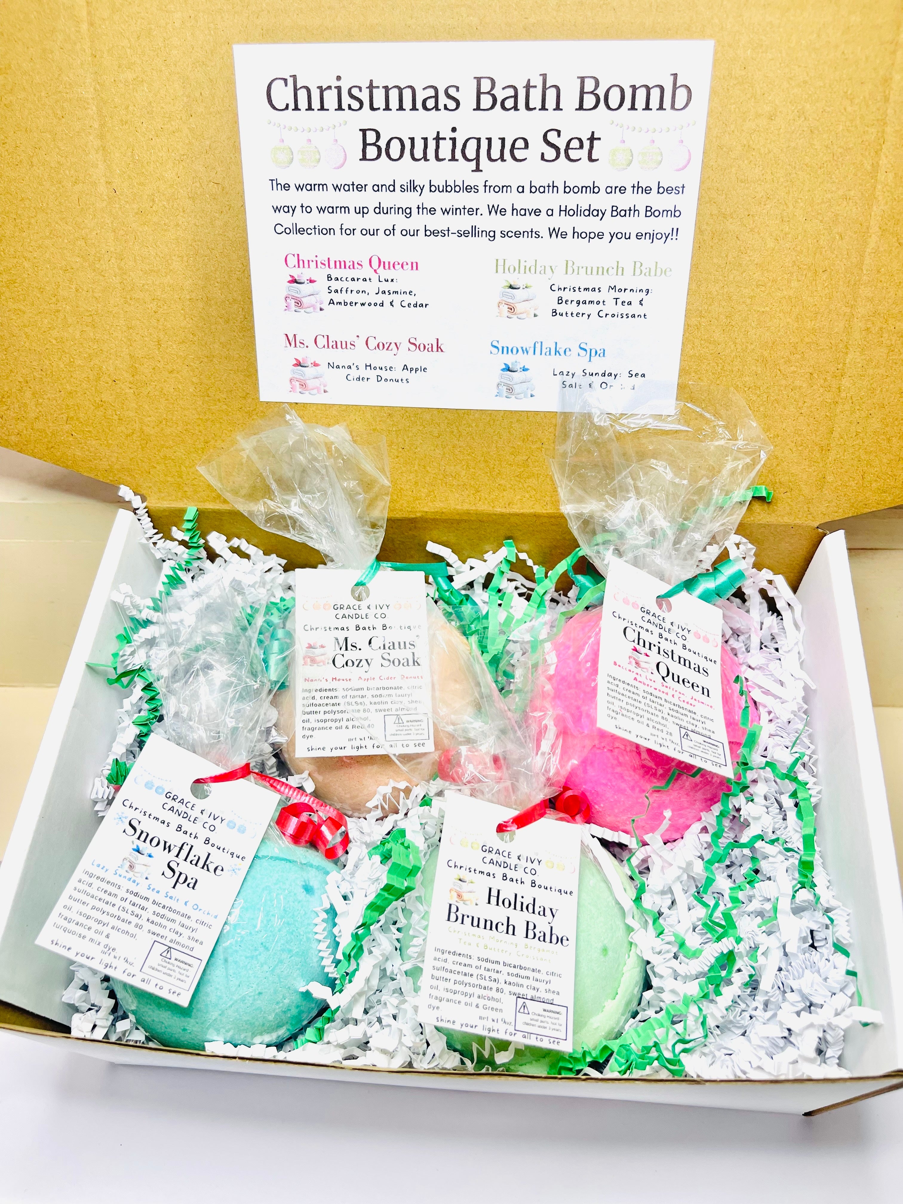 Black Friday Christmas Bath Bomb Boutique Set