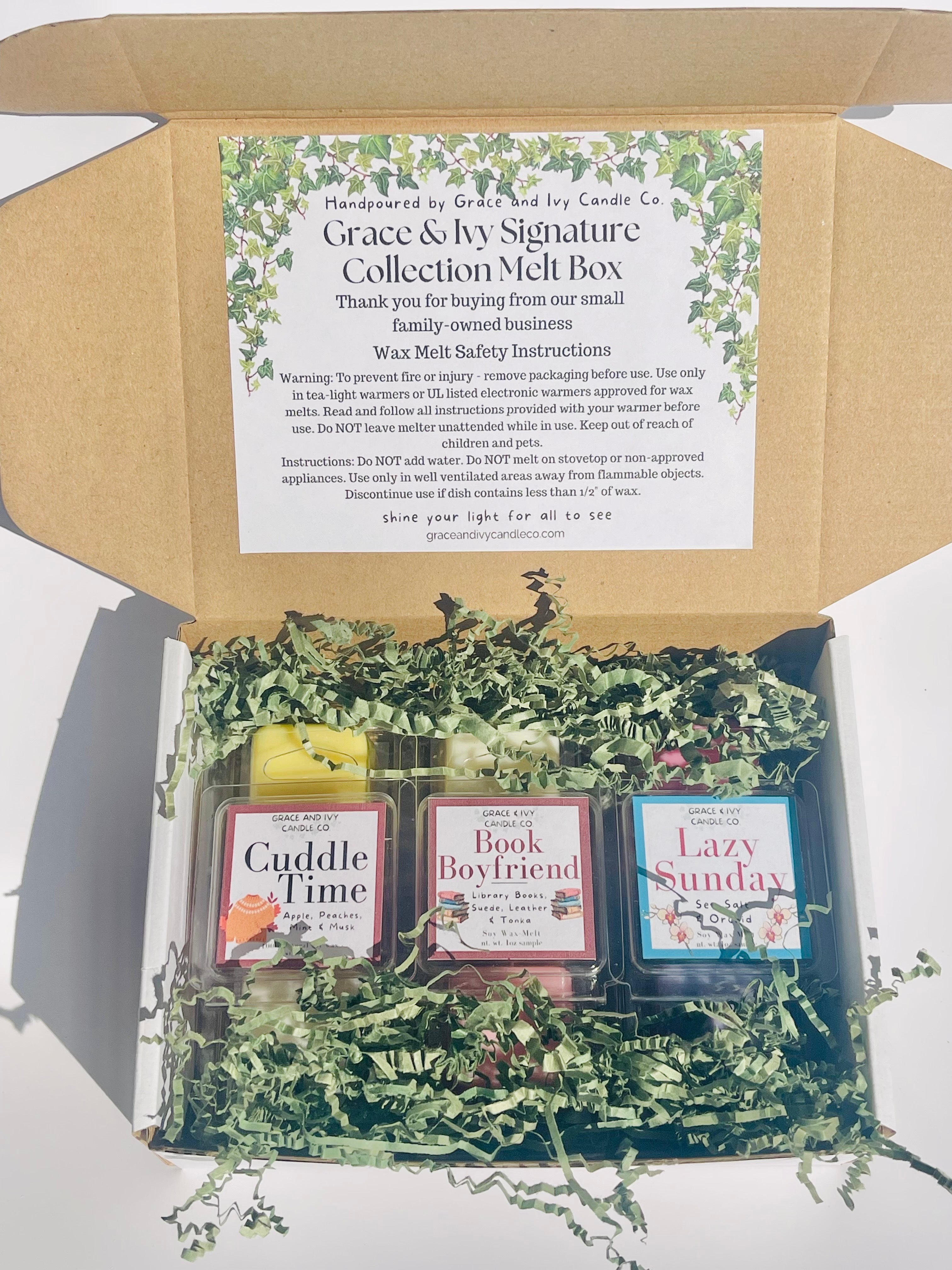 Collection Wax Melt Sampler Boxes