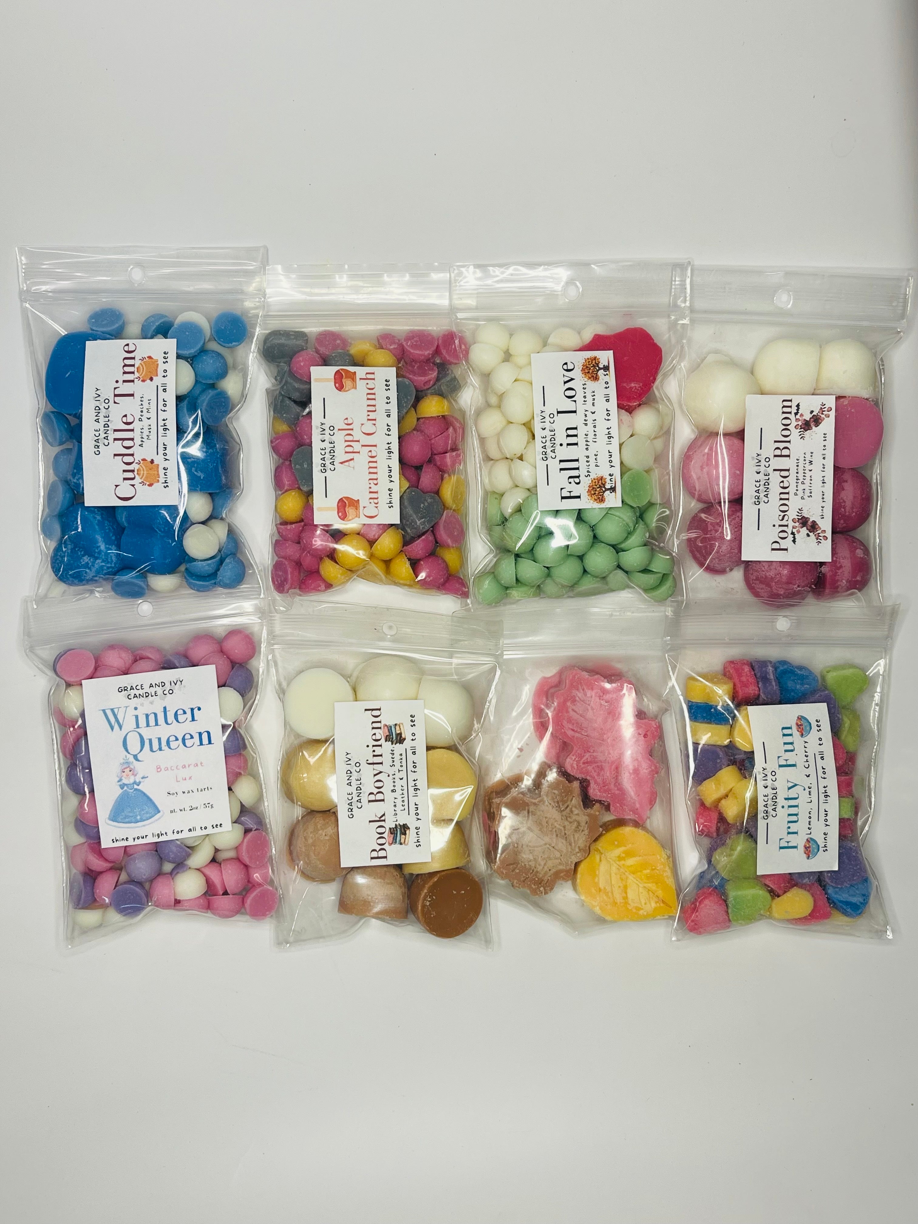 Small Themed Wax Melt Bags