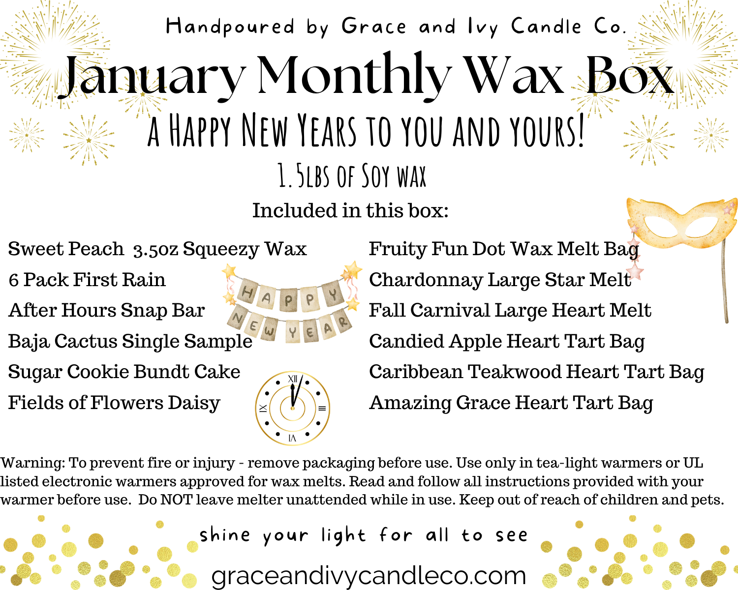 Monthly Mystery Wax Melt Subscription Boxes