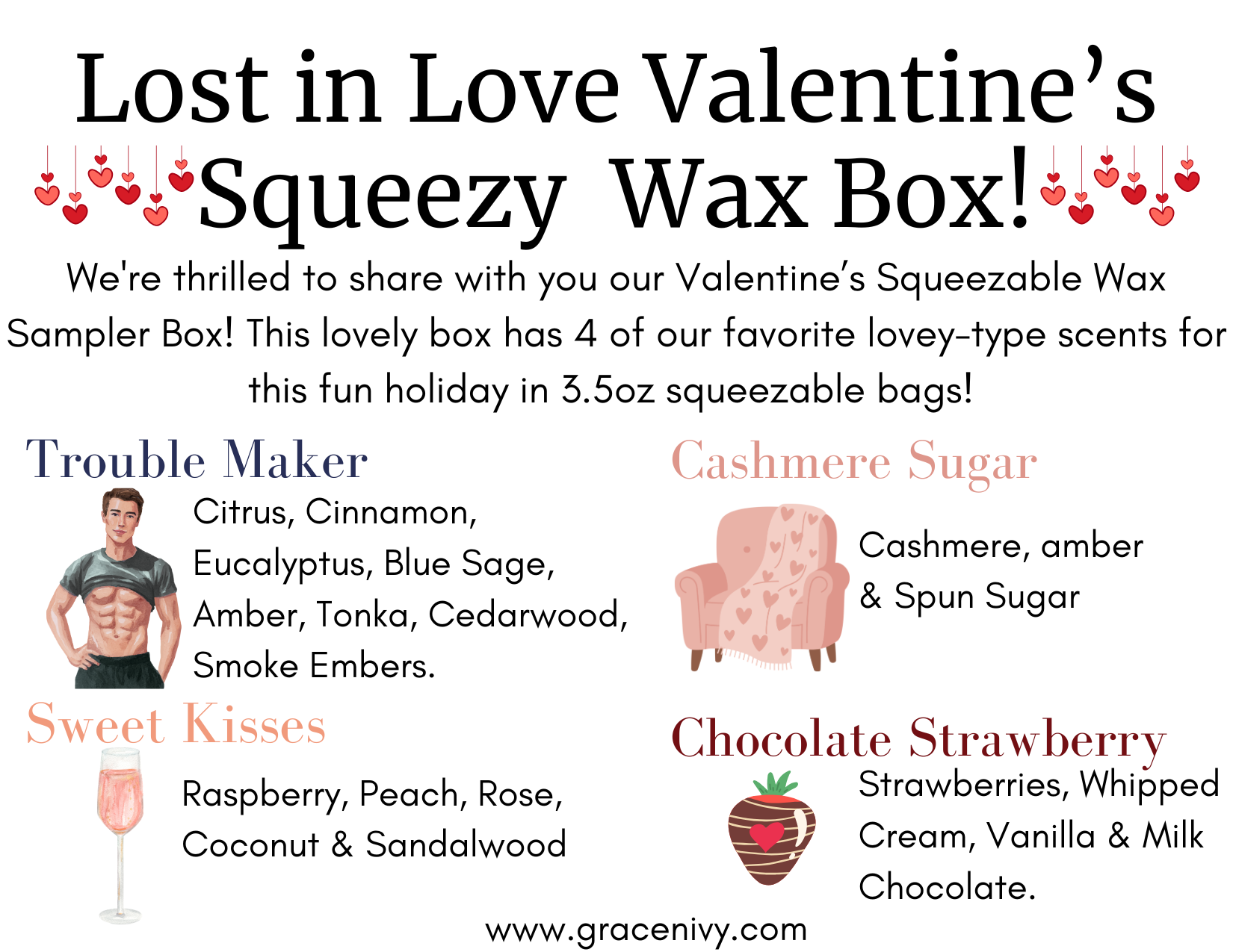 Lost in Love Valentine's Squeezy Sampler Box