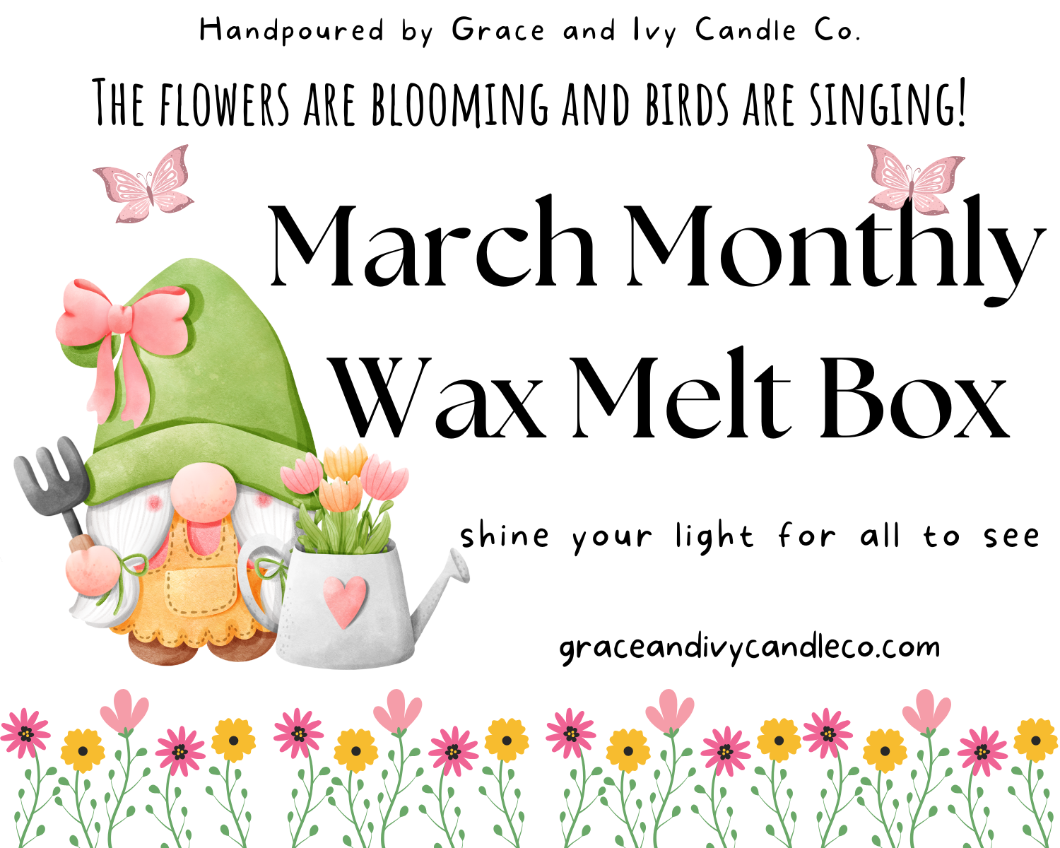 March Monthly Wax Melts Box!!