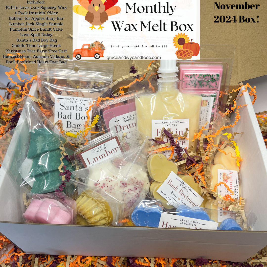 Monthly Mystery Wax Melt Subscription Boxes