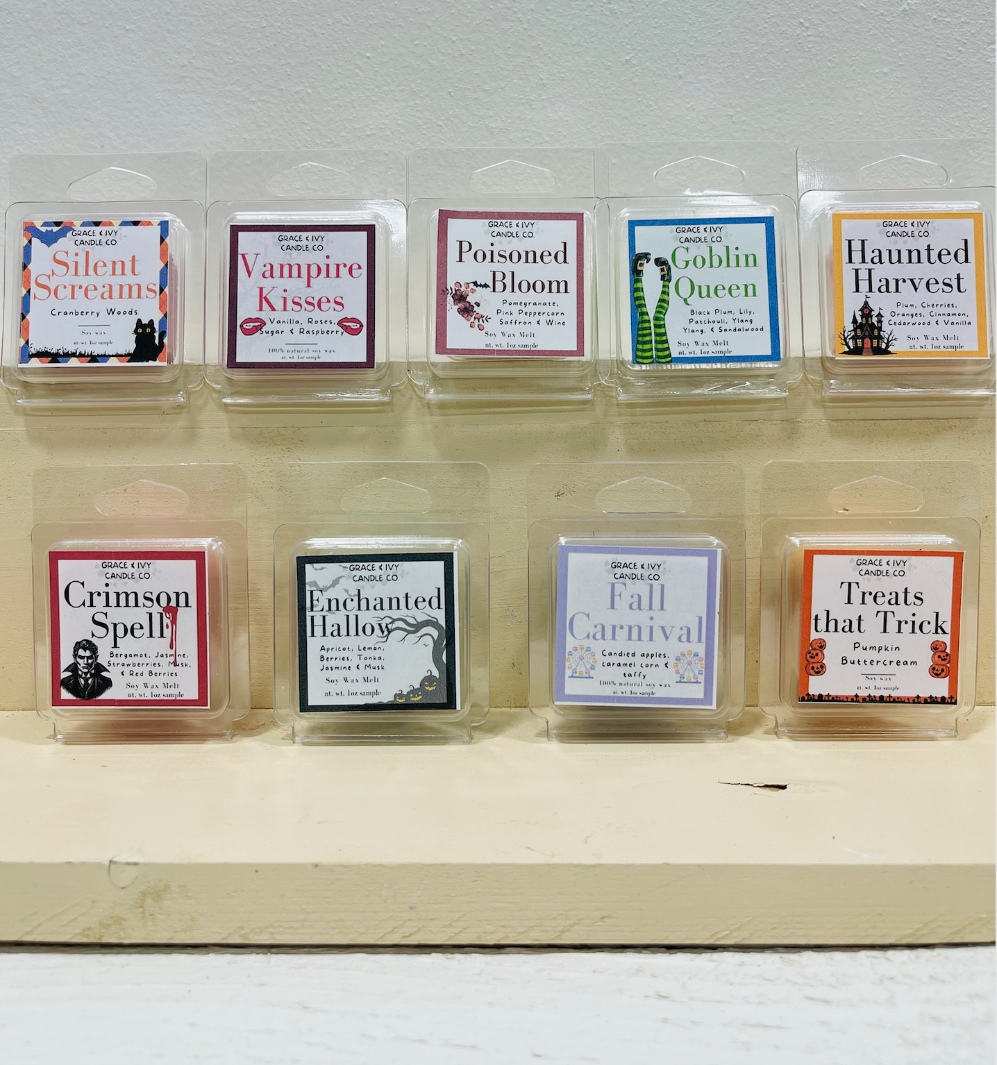 Halloween 2025 Scent Sampler Wax Melt Collection Box