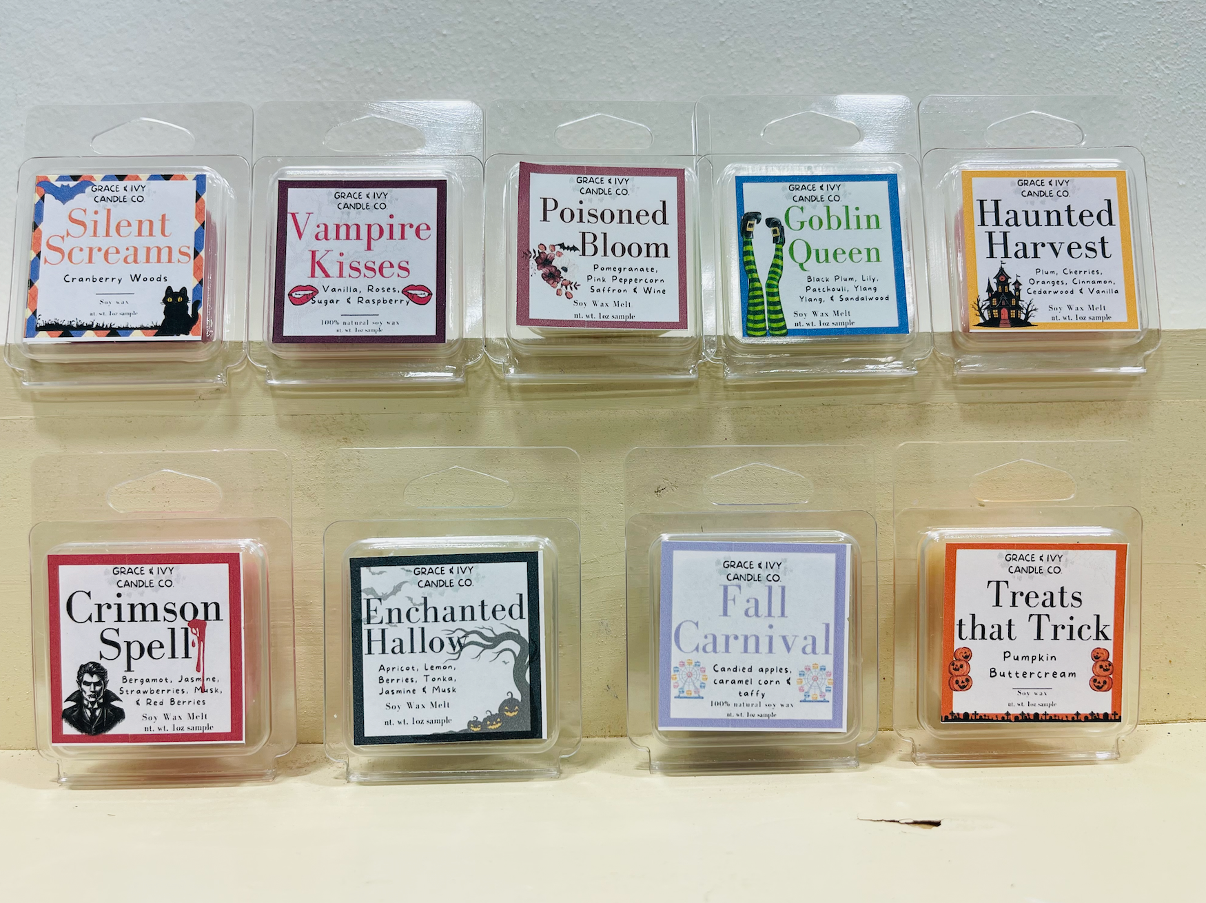 Halloween 2025 Scent Sampler Wax Melt Collection Box