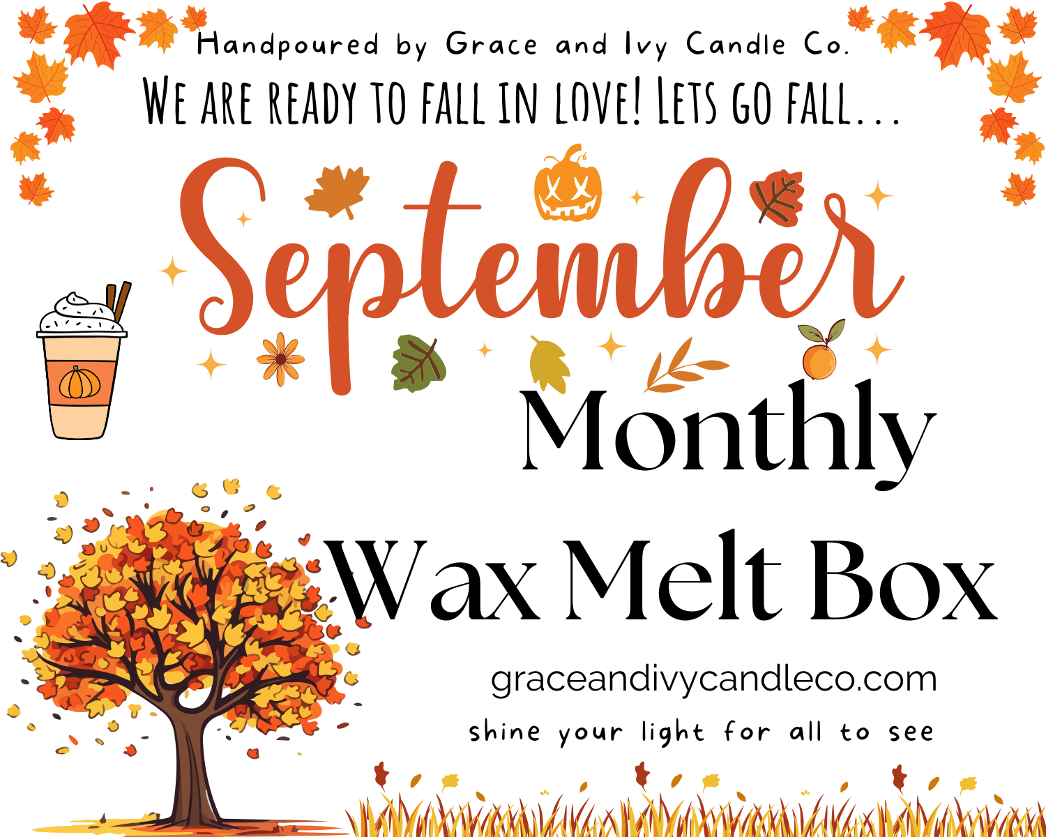September Monthly Wax Melts Box